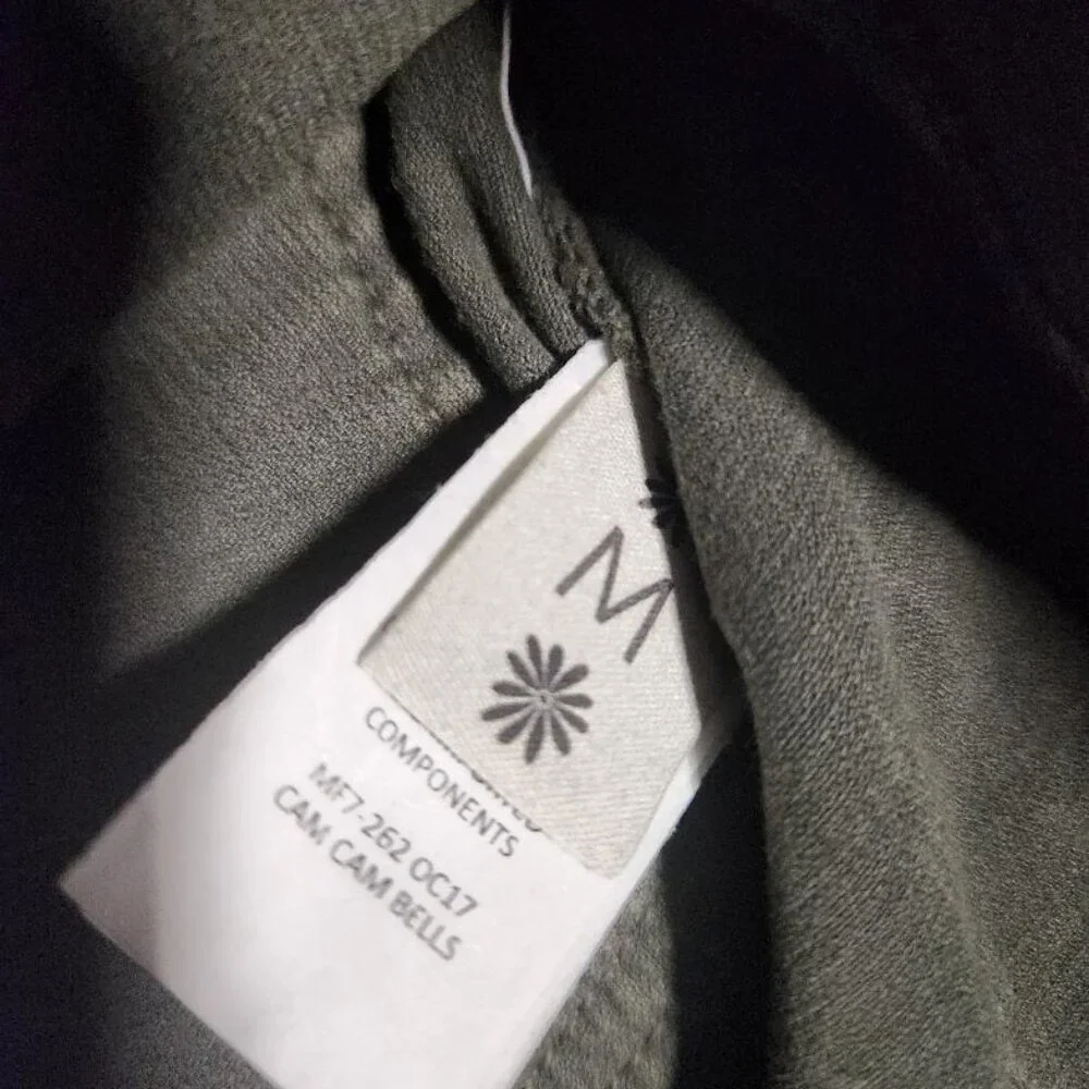 Show Me Your MuMu Green Corduroy Cam Cam Bells Pull On Pant Sz Med MSRP $162 - Picture 8 of 10